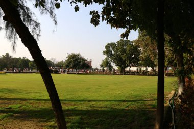 Agra, Hindistan bulunan taj Mahal - Türbesi - Camii 