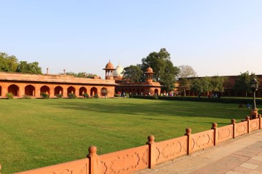 Agra, Hindistan bulunan taj Mahal - Türbesi - Camii 