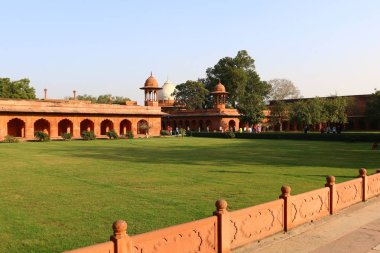 Agra, Hindistan bulunan taj Mahal - Türbesi - Camii 
