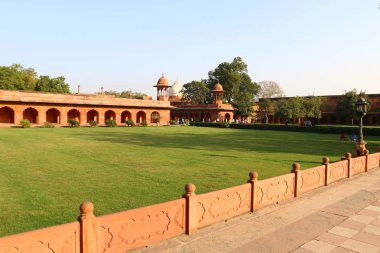 Agra, Hindistan bulunan taj Mahal - Türbesi - Camii 