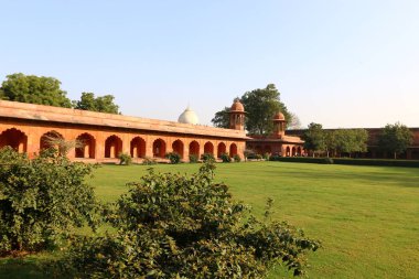 Agra, Hindistan bulunan taj Mahal - Türbesi - Camii 
