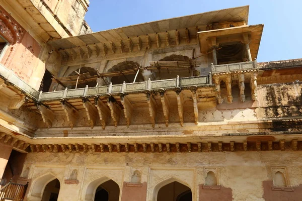 Bernstein - befestigte Residenz von raja man singh, Indien — Stockfoto