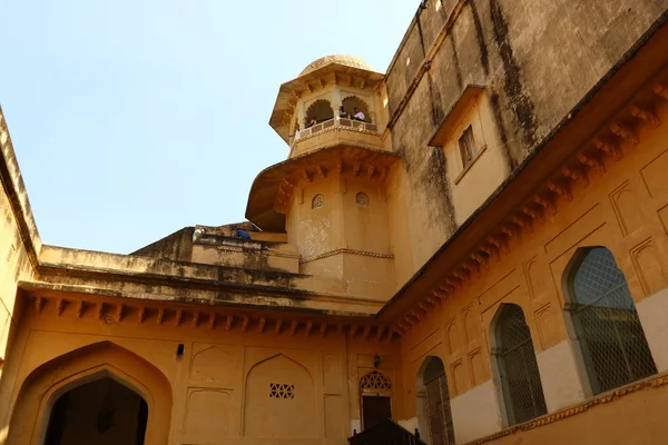Amber - dúsított residence Raja ember Singh, India — Stock Fotó