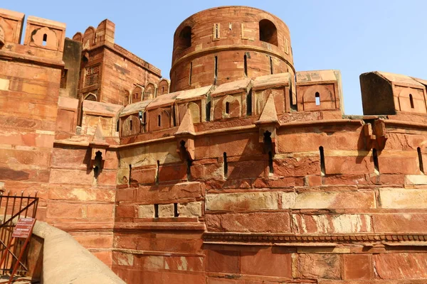 Forte Rosso nella città indiana di Agra — Foto Stock