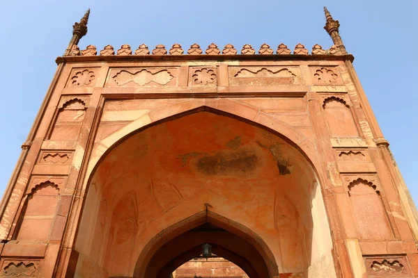 Rode Fort in de Indiase stad Agra — Stockfoto