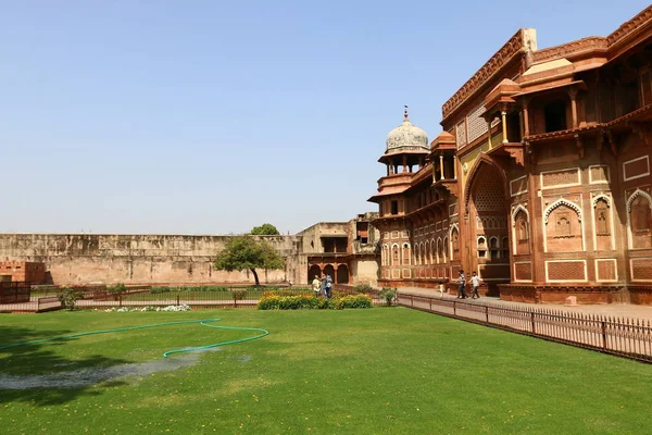 Червоний Форт в індійському місті Agra — стокове фото