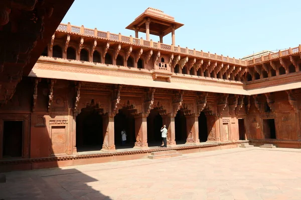 Rotes Fort in der indischen Stadt agra — Stockfoto