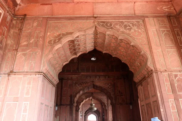 Mezquita Catedral (Delhi) mezquita de juma — Foto de Stock