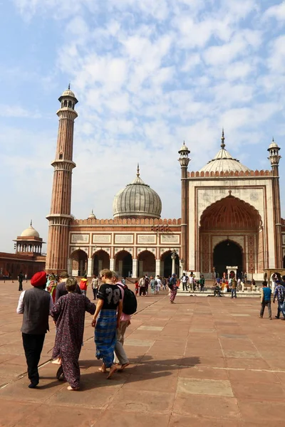 Meczet Dżuma katedry meczetu (Delhi) Zdjęcie Stockowe