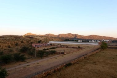 Şafakta kutsal şehir Pushkar 