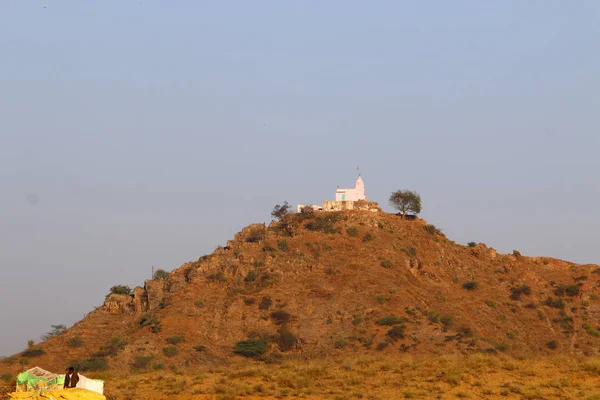 Città sacra Pushkar all'alba — Foto Stock