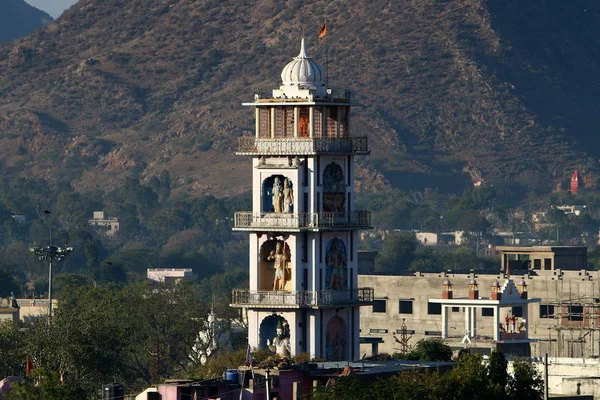 Ciudad sagrada Pushkar al amanecer — Foto de Stock