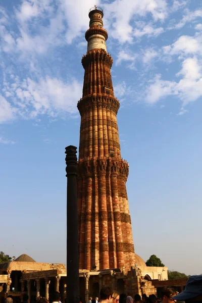 Die eiserne Säule in delhi — Stockfoto