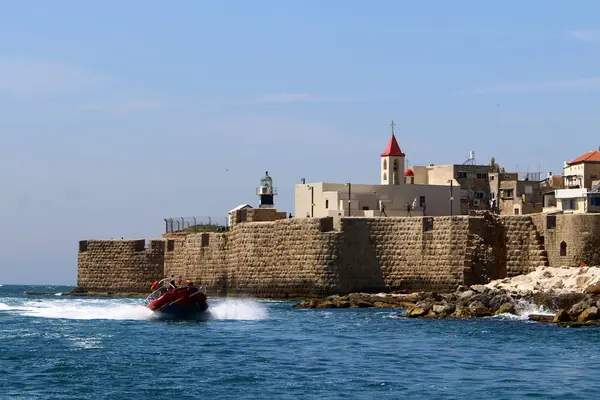 Acre velha fortaleza à beira-mar — Fotografia de Stock