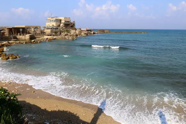 L'antica città di Cesarea — Foto Stock