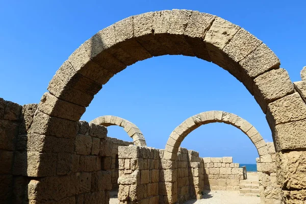 La antigua ciudad de Cesarea — Foto de Stock