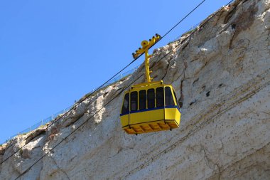 Teleferik ve mağarasını Rosh Haikra içinde 