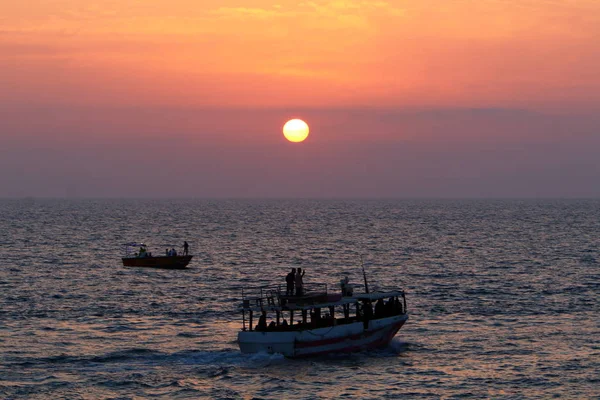 Avond aan zee — Stockfoto