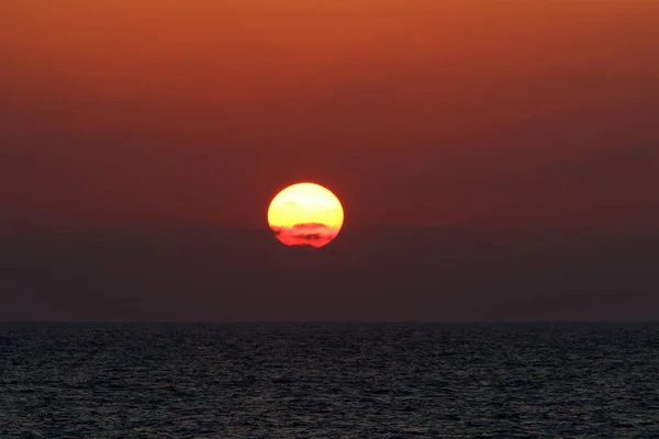 Noite junto ao mar — Fotografia de Stock