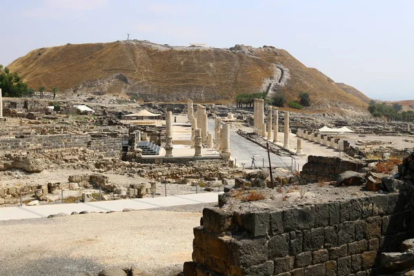 Die antike stadt beit she 'an — Stockfoto