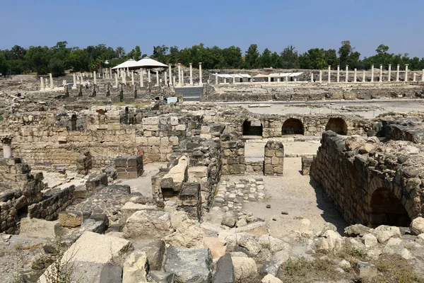 Die antike stadt beit she 'an — Stockfoto