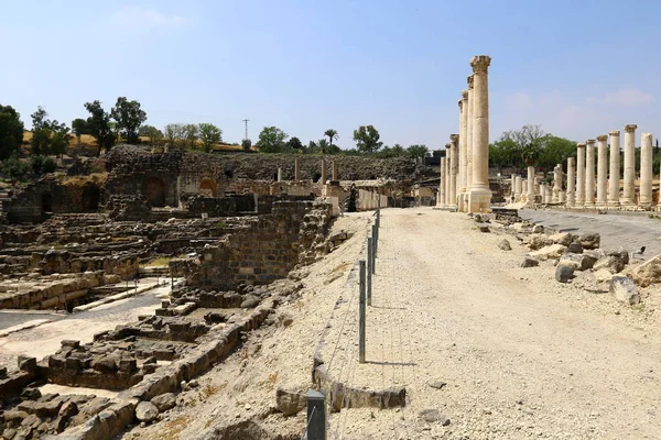 Beit She'an의 고 대 도시 — 스톡 사진