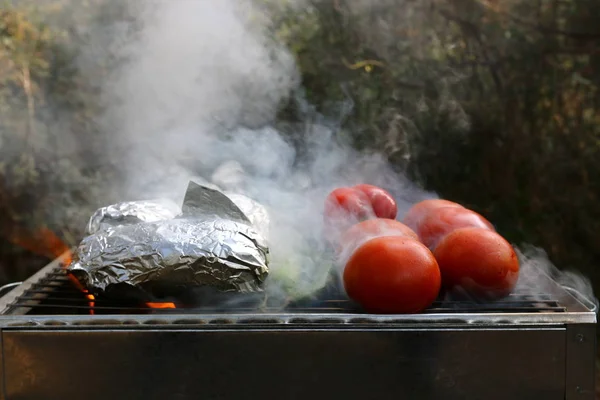 Gorączka w grill — Zdjęcie stockowe