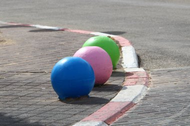 geometri şehrin sokaklarında