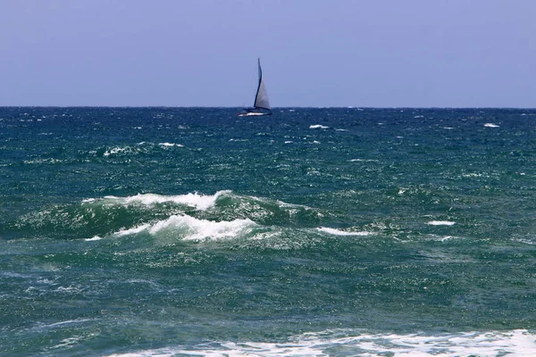 Orilla del Mar Mediterráneo — Foto de Stock