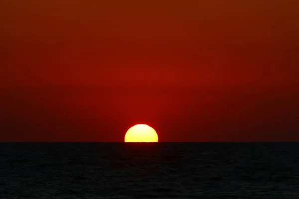 Noite junto ao mar — Fotografia de Stock