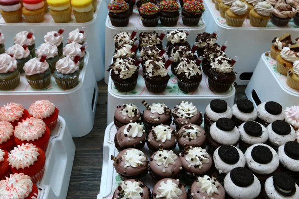 On the counter cakes — Stock Photo, Image