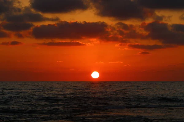 Noite junto ao mar — Fotografia de Stock