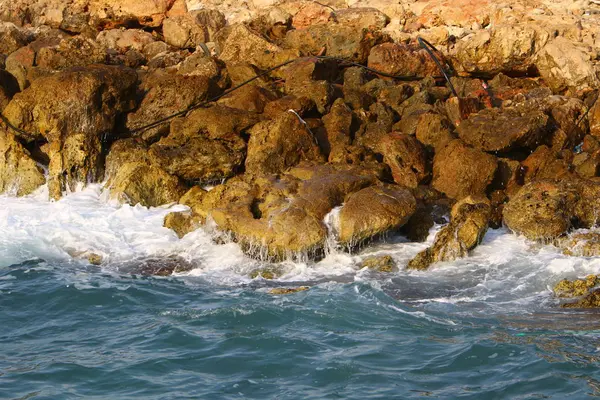 Pedras na costa — Fotografia de Stock