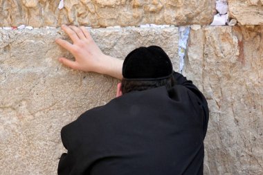 Kudüs'ün eski şehri Kotel 