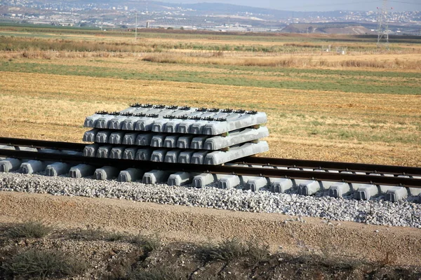 El ferrocarril está en construcción — Foto de Stock