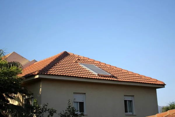 Roof - top strukturen av byggnaden — Stockfoto