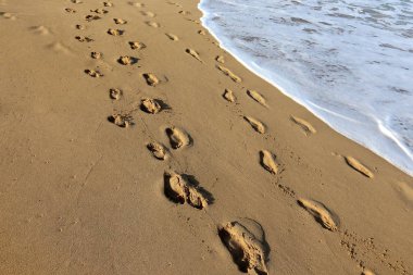 Kumda ayak izleri 