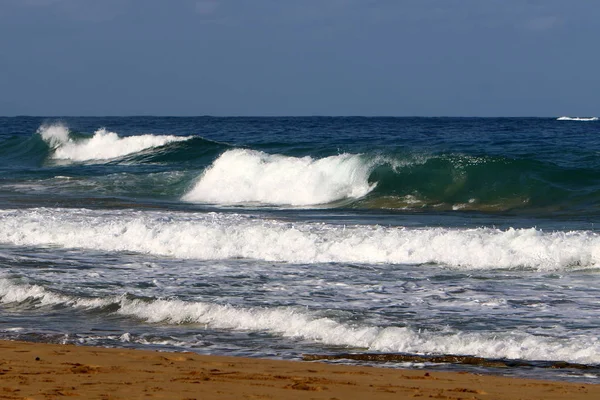 Costa do mar Mediterrâneo — Fotografia de Stock