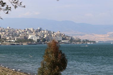 Celile Denizi kıyısında. 