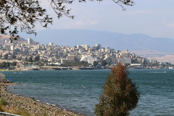 Celile Denizi kıyısında. 