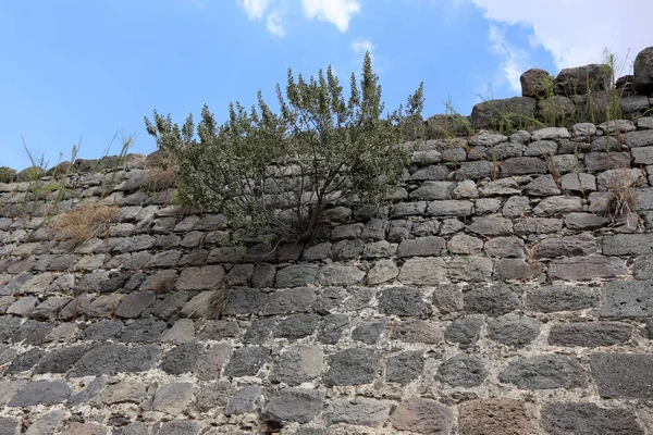 Παλιός πέτρινος τοίχος — Φωτογραφία Αρχείου