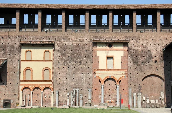 Muren van een oud fort — Stockfoto