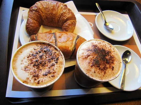 Dans un verre de café — Photo