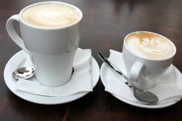 Em um copo de café — Fotografia de Stock