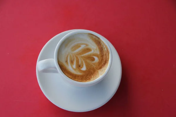 Dans un verre de café — Photo