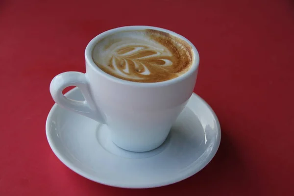 In een glas koffie — Stockfoto