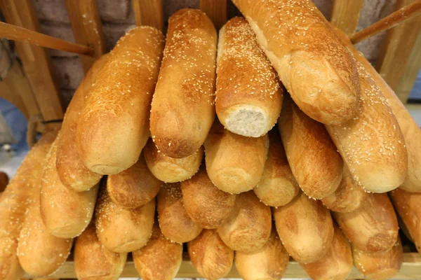 Pane fresco e caldo — Foto Stock