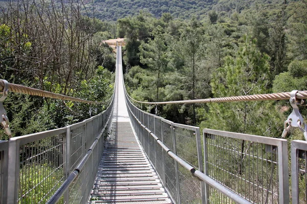 Ponte sul fiume — Foto Stock