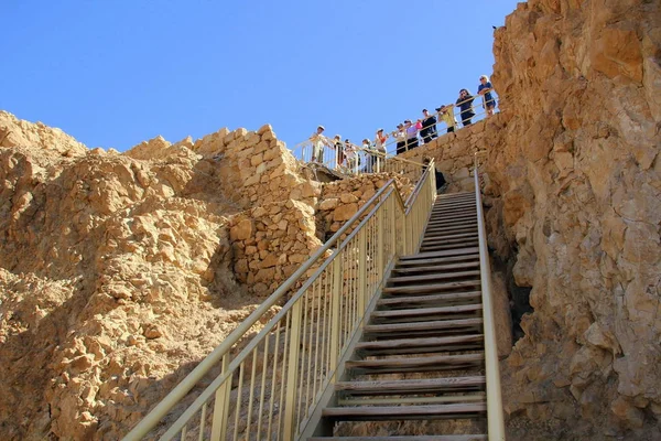 Climbing stairs upwards — Stock Photo, Image