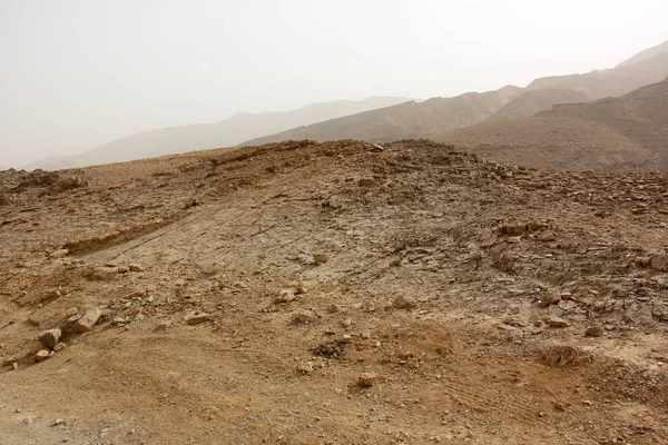 沙漠中的雾 — 图库照片